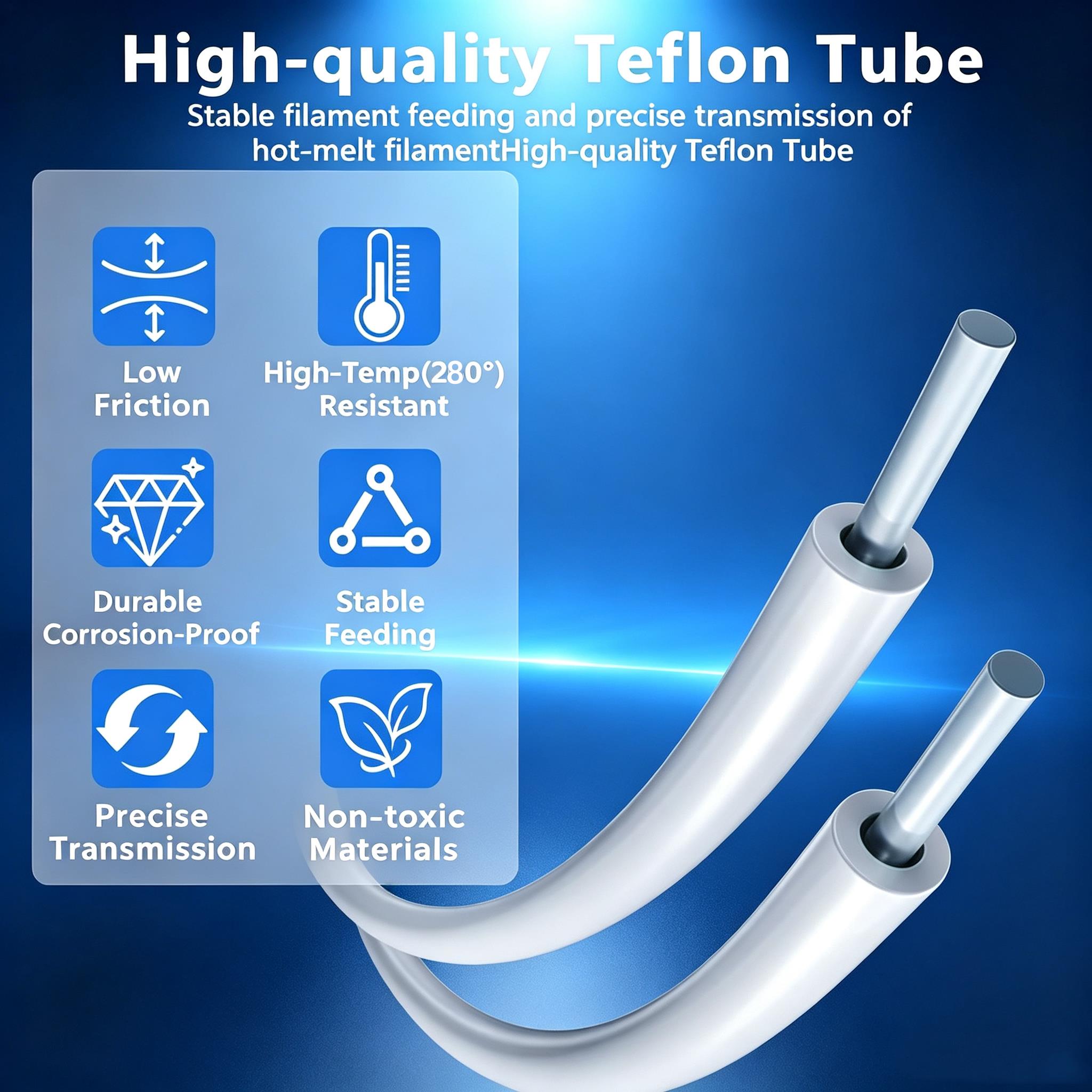 2.5×4mm PTFE Teflon Tube for B - огляд і ціна Ptfe Tape Thread