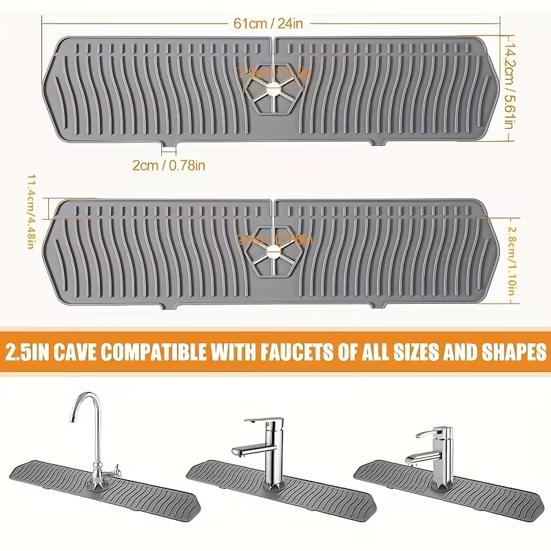 24Inch Kitchen Drainage Pad Si - огляд і ціна Silicone Tap Washer
