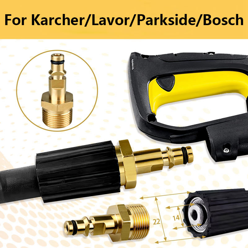 High Pressure Washer Adapter M - огляд і ціна Compression Fitting Brass