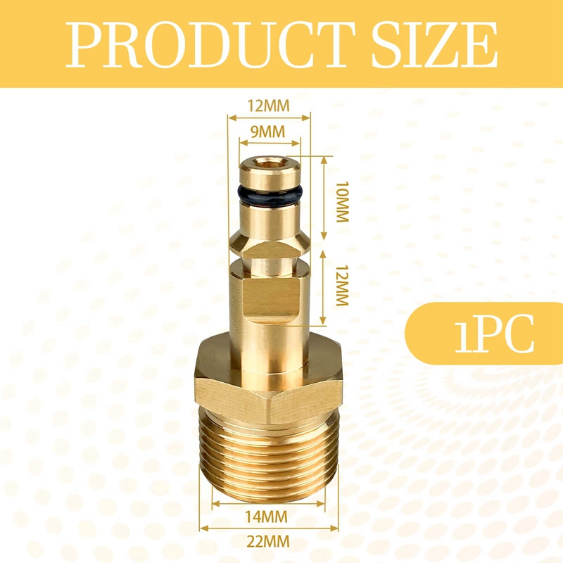 High Pressure Washer Adapter M - огляд і ціна Compression Fitting Brass